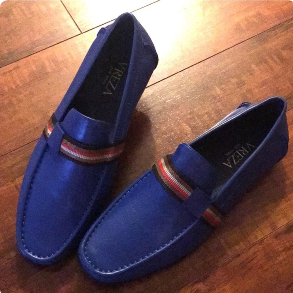 NEW IN BOX Men’s Vreza stylish leather loafers - Picture 1 of 8